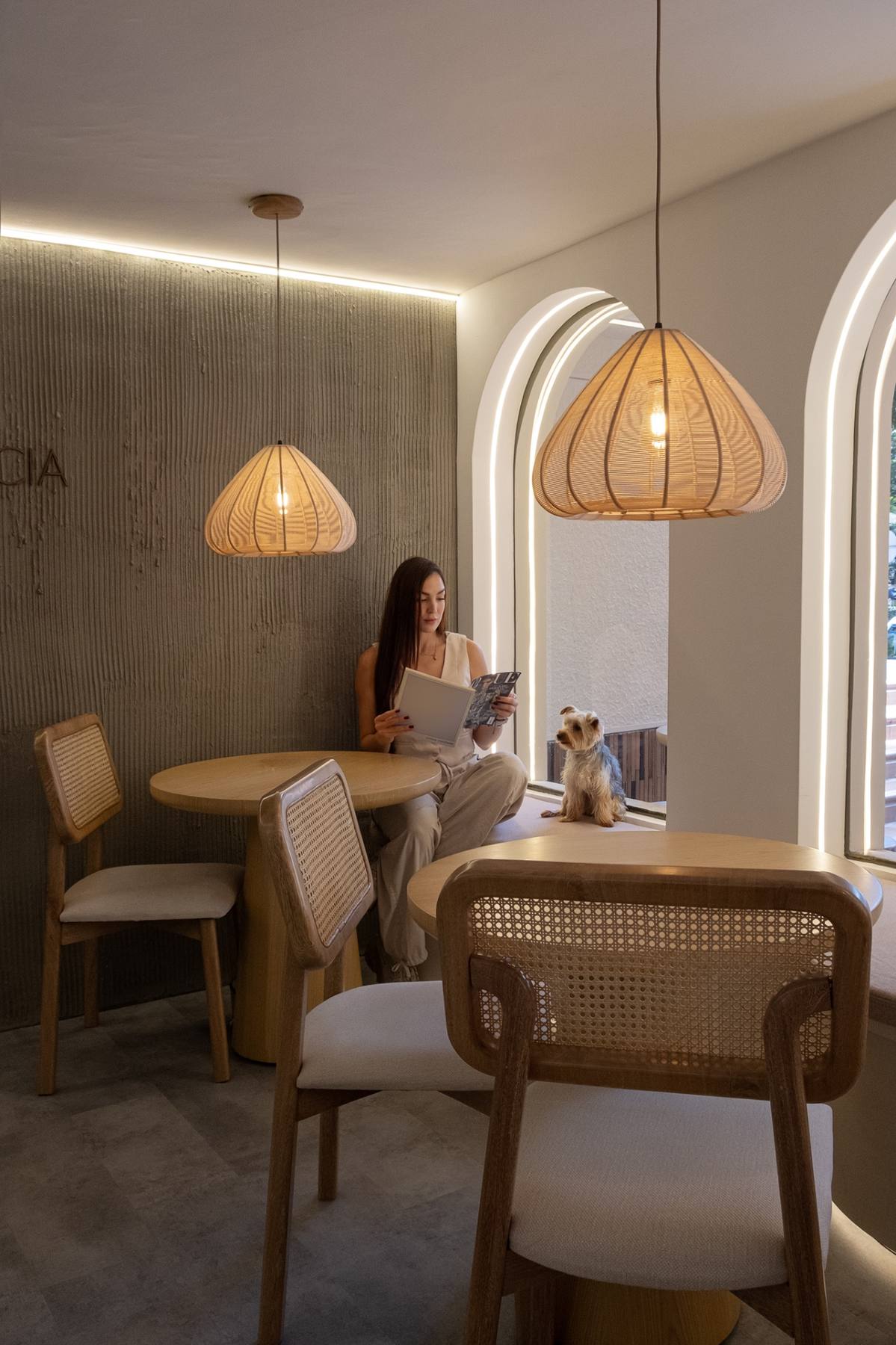 Cinco — Vista interior