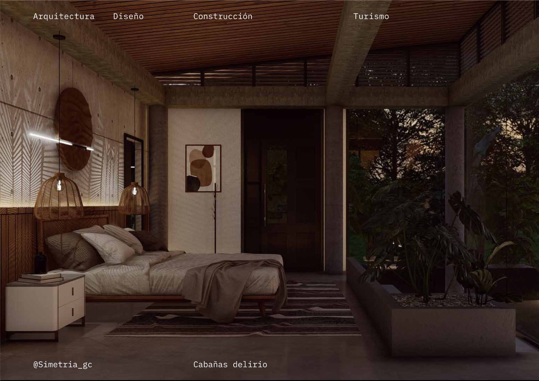 Cabañas Delirio — Habitación